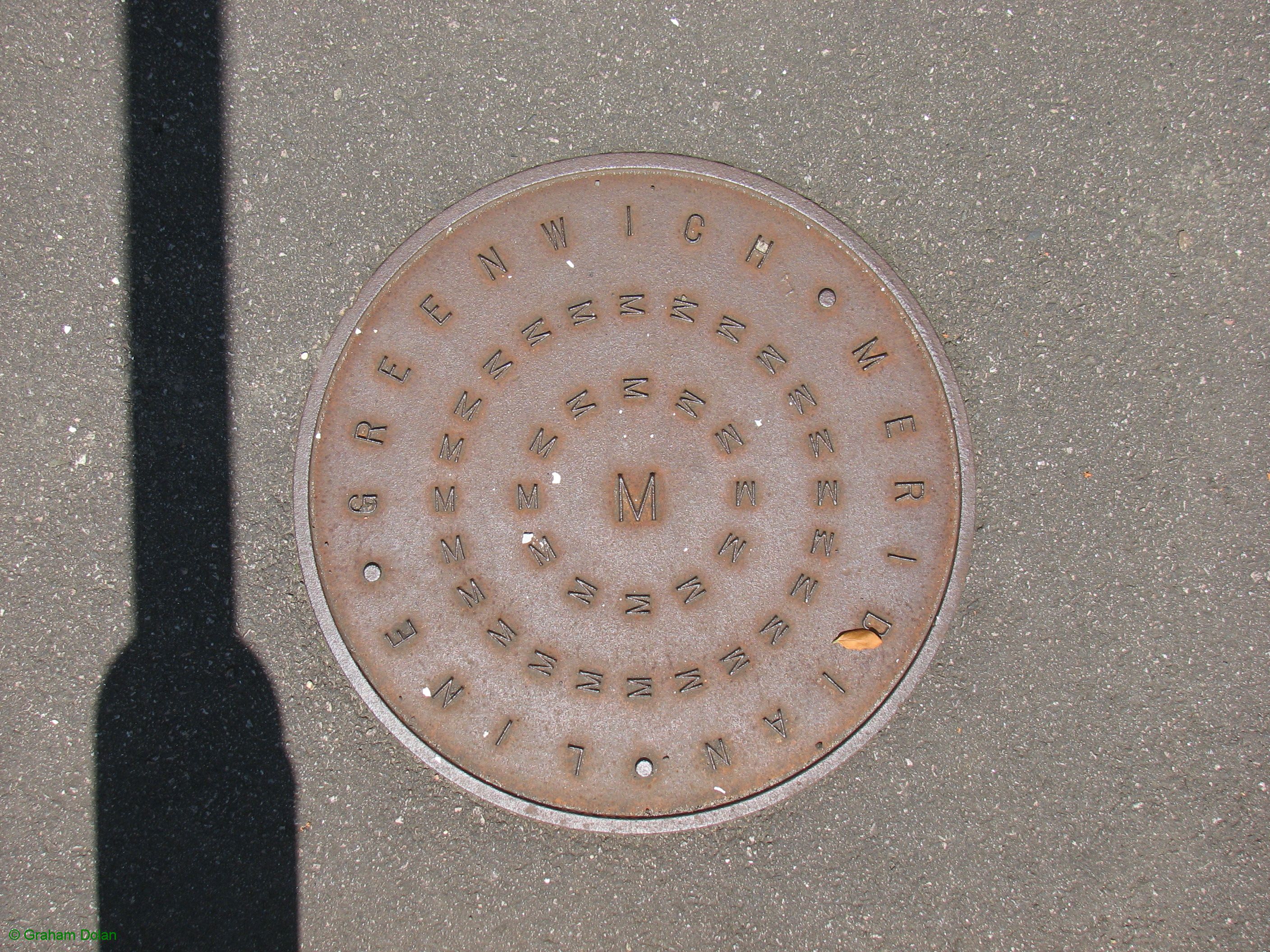 Greenwich Meridian Marker; England; LB Waltham Forest; Walthamstow (E17)